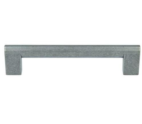 Greep Rond Zink Oxyde 128 mm, Doe-het-zelf en Bouw, Hang- en Sluitwerk, Klink of Kruk, Nieuw, Overige materialen