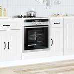 vidaXL Ovenkast Kalmar bewerkt hout wit, Verzenden, Nieuw