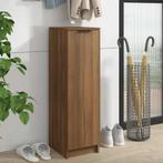 vidaXL Schoenenkast 30x35x100 cm bewerkt hout bruin, Verzenden, Nieuw