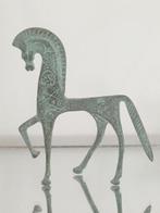 Beeldje, Mid-Century Modern Bronze Etruscan Horse - In the, Antiquités & Art, Curiosités & Brocante