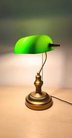 Tafellamp - Bankierslamp - Bankierslamp - Kristal, Metaal, Antiek en Kunst, Curiosa en Brocante