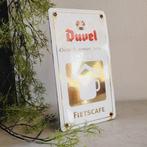 Duvel Bier Reclamebord Fietscafe, Emaillerie Belge -