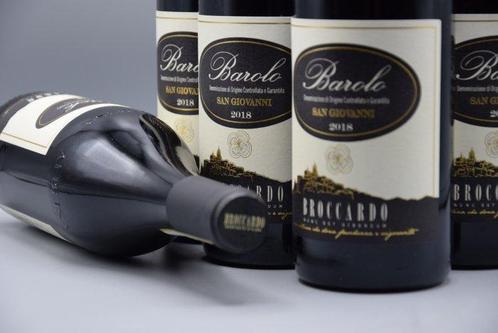2018 Broccardo, San Giovanni - Barolo DOCG - 6 Flessen, Verzamelen, Wijnen