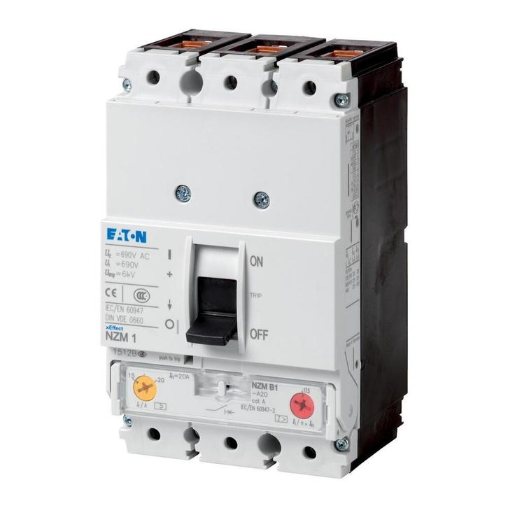 Eaton NZMH1-A63 3P 63A stroomonderbreker NZM1 100KA IEC -, Doe-het-zelf en Bouw, Elektriciteit en Kabels, Verzenden