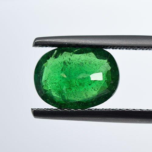 1 pcs Groen Tsavoriet - 3.36 ct - Asian Institute of, Handtassen en Accessoires, Edelstenen