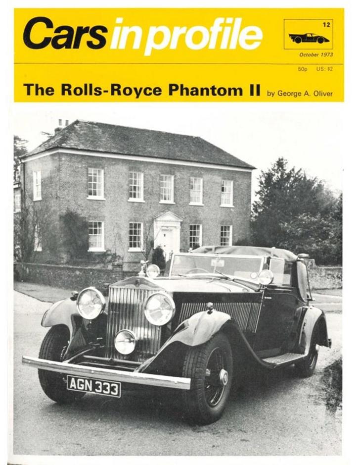 THE ROLLS-ROYCE PHANTOM II (CARS IN PROFILE), Boeken, Auto's | Boeken