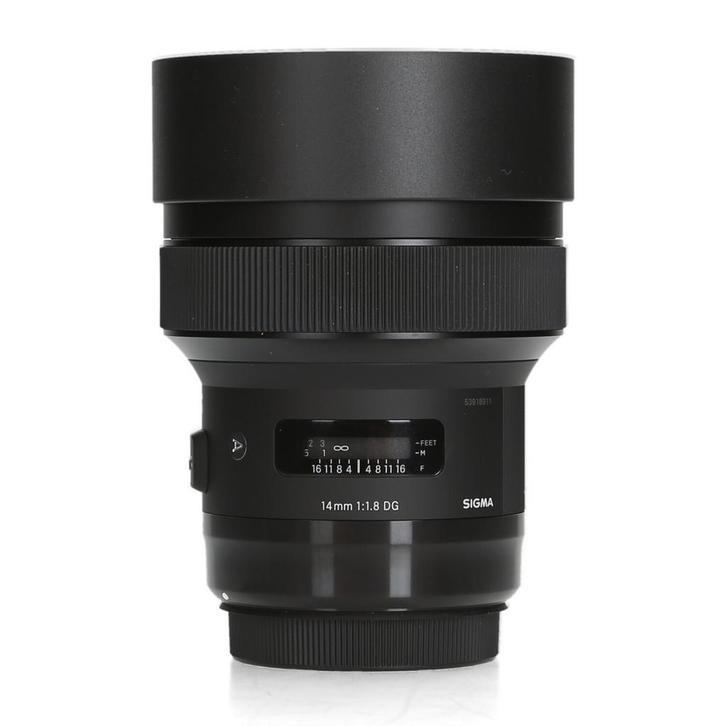 Sigma 14mm F1.8 DG HSM Art - Canon EF, Audio, Tv en Foto, Foto | Lenzen en Objectieven, Zo goed als nieuw, Ophalen of Verzenden