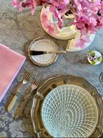 Adamascado mantel in parelgrijs voor grote tafels, met, Nieuw