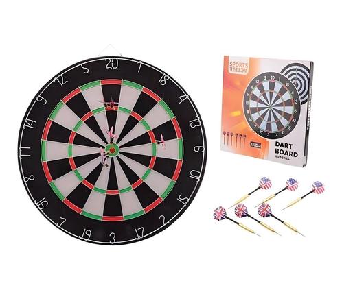 Dartboard 180 series inclusief 6 dartpijlen, Doe-het-zelf en Bouw, Gereedschap | Overige machines, Nieuw, Verzenden