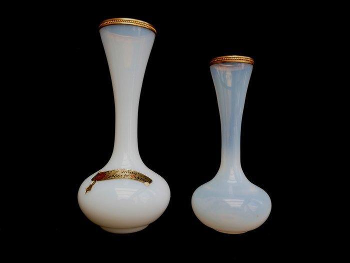 VNC - Vincenzo Nason - Vase (2) - Opaline, Antiek en Kunst, Antiek | Glaswerk en Kristal