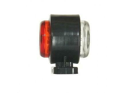 Zijmarkeringslicht 12/24V LED - Rood/Wit 6x LED 02 1.2, Auto-onderdelen, Verlichting, Verzenden