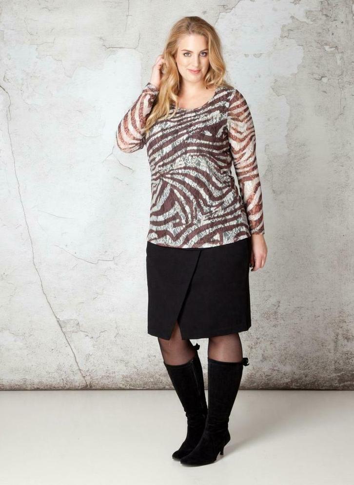 Shirt Dandy print X-two maat 46, Kleding | Dames, T-shirts, Verzenden