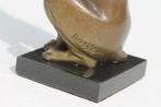 Sculpture, Zittende windhond - 26 cm - Bronze