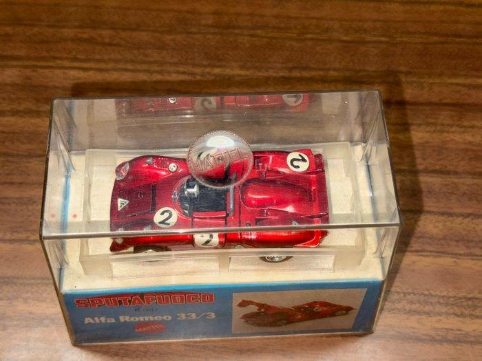 Mattel - Speelgoed Sputafuoco Alfa Romeo 33/3 Mattel 1:43, Hobby en Vrije tijd, Modelauto's | 1:5 tot 1:12
