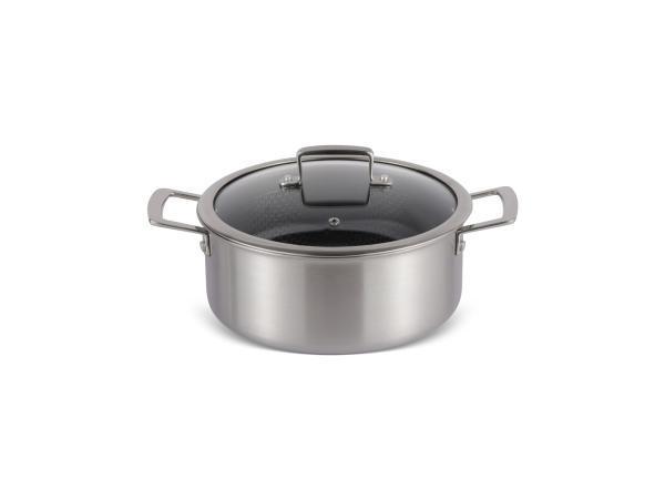 Veiling - Kookpan met Deksel -22cm- 3-laags antiaanbaklaag -, Huis en Inrichting, Keuken | Potten en Pannen, Nieuw