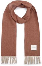 Profuomo Sjaal Lamswol Mahogany maat  Heren, Verzenden