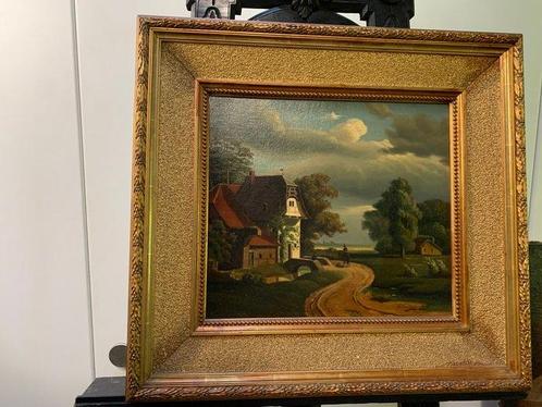 Gabriel Becker (XIX)18 - Landschaft, Antiek en Kunst, Kunst | Schilderijen | Klassiek