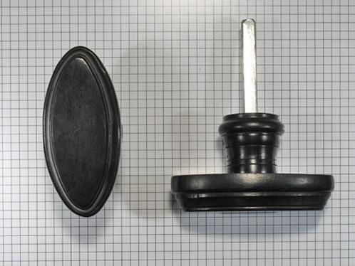 Set deurklinken ebbenhout, Doe-het-zelf en Bouw, Hang- en Sluitwerk, Klink of Kruk, Nieuw, Overige materialen