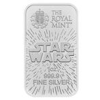 1 Troy Ounce - Zilver .999 - 2024 1 oz UK Star Wars Light, Postzegels en Munten