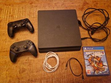 Sony - Playstation 4 (PS4) - Slim + 2 controllers + 1 game +, Games en Spelcomputers, Nieuw