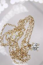 Ketting met hanger - 14 karaat Geel goud - 0.60ct. tw.