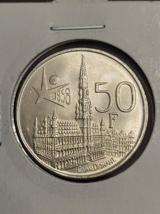 België. 50, 250 Francs Lot van 2 stuks (Zonder minimumprijs), Postzegels en Munten, Munten | Nederland