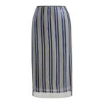 Milano Italy • pailletten rok • S, Kleding | Dames, Maat 36 (S), Verzenden, Blauw, Milano Italy