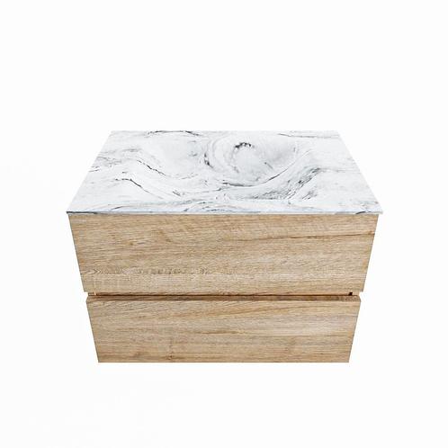 MONDIAZ VICA-DLUX 70cm badmeubel onderkast Washed Oak 2, Doe-het-zelf en Bouw, Sanitair, Overige typen, Nieuw, Ophalen of Verzenden