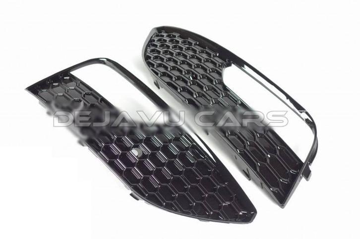 RS3 Look Mistlamp rooster Piano Black Edition voor Audi A3 8, Auto diversen, Tuning en Styling, Ophalen of Verzenden