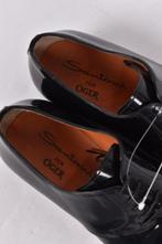SANTONI - UK 7 / 41 - Lak schoenen - Gala - WING TIP -, Nieuw