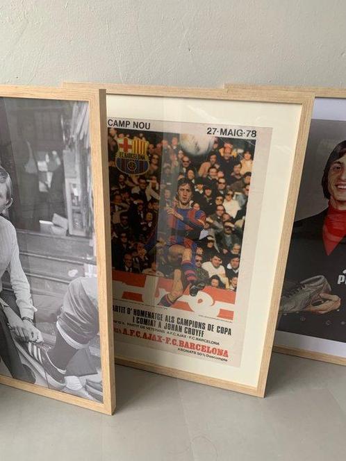 Cruijff - Vintage posters Johan Cruyff Ajax FC Barcelona -, Antiek en Kunst, Kunst | Tekeningen en Fotografie