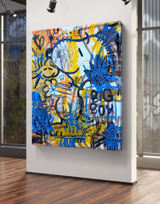 LACRISS (1990) - Snoopy e Woodstock Big Boy + XL, Antiek en Kunst, Kunst | Schilderijen | Modern