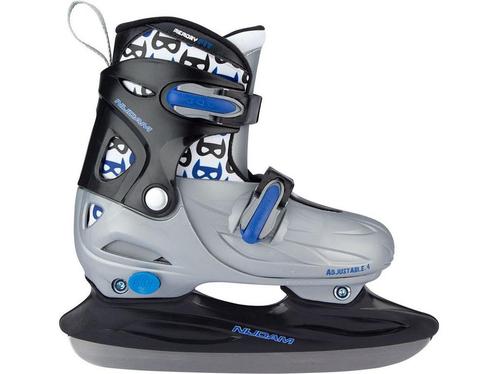 Nijdam IJshockeyschaats - Verstelbaar - Hardboot - Grijs -, Huis en Inrichting, Woonaccessoires | Overige, Zo goed als nieuw, Verzenden