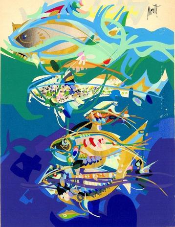 Raymond Moretti (1931-2005) - Les poissons