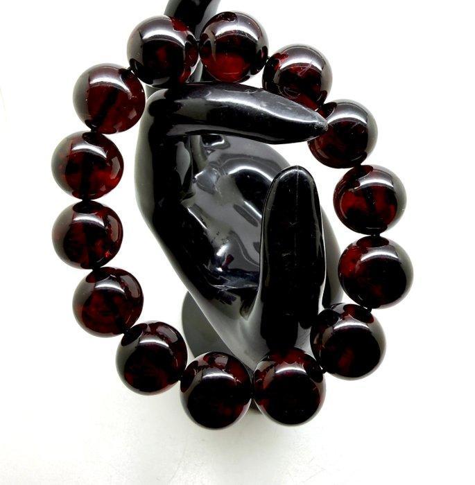 Exclusief armband Baltische amber kralen 16 mm 32,2 g -, Verzamelen, Mineralen en Fossielen