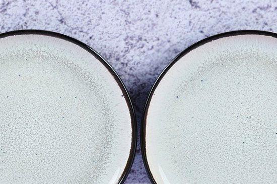 2dekans | bord IRIS Ø16cm - 6 stuks - Ivoorwit, Huis en Inrichting, Keuken | Servies, Ophalen of Verzenden