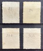 Belgique - 1c gris et 2c bleu/ciel, petit lion tanné, dans, Postzegels en Munten, Postzegels | Europa | België, Gestempeld