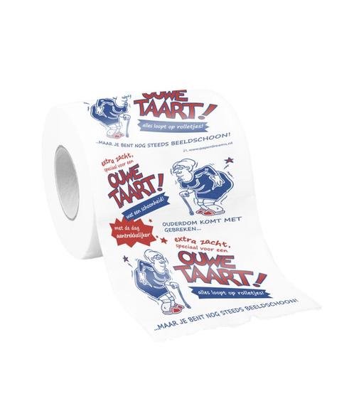 Toiletpapier Ouwe Taart, Hobby en Vrije tijd, Feestartikelen, Nieuw, Verzenden