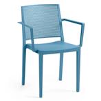Stoel | Kunststof | Blauw | In-/Outdoor | 570x540x830(h)mm, Zakelijke goederen, Verzenden, Nieuw in verpakking
