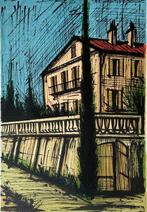 Bernard Buffet (1928-1999) - Cityscape with Building and, Antiek en Kunst