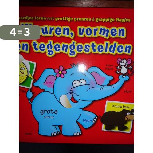 Woordjes leren met prettige prenten en grappige flappen -, Boeken, Kinderboeken | Baby's en Peuters, Zo goed als nieuw, Verzenden