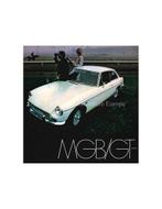 1969 MG MGB GT BROCHURE ENGELS, Livres