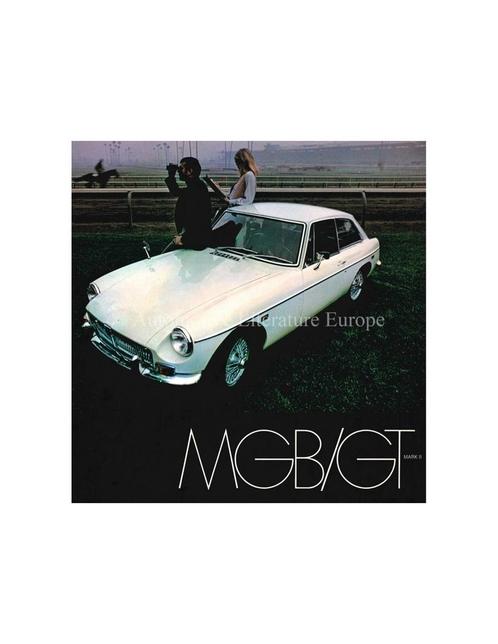 1969 MG MGB GT BROCHURE ENGELS, Boeken, Auto's | Folders en Tijdschriften