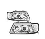 PHARES AUDI A3 8L 96-00 ANGEL EYES FOND CHROMÉ, Autos : Pièces & Accessoires, Verzenden