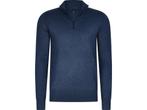 Mario Russo Halve Rits Trui Jeans Blauw XL, Verzenden, Nieuw