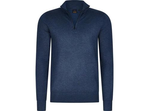 Mario Russo Halve Rits Trui Jeans Blauw XL, Huis en Inrichting, Woonaccessoires | Overige, Nieuw, Verzenden