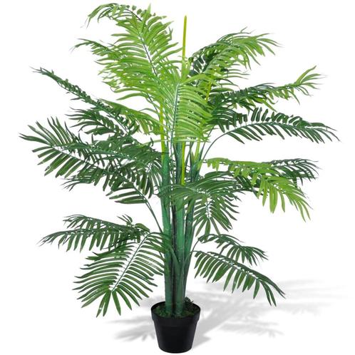 vidaXL Kunst Phoenix palmboom met pot 130 cm, Maison & Meubles, Accessoires pour la Maison | Plantes & Fleurs artificielles, Envoi