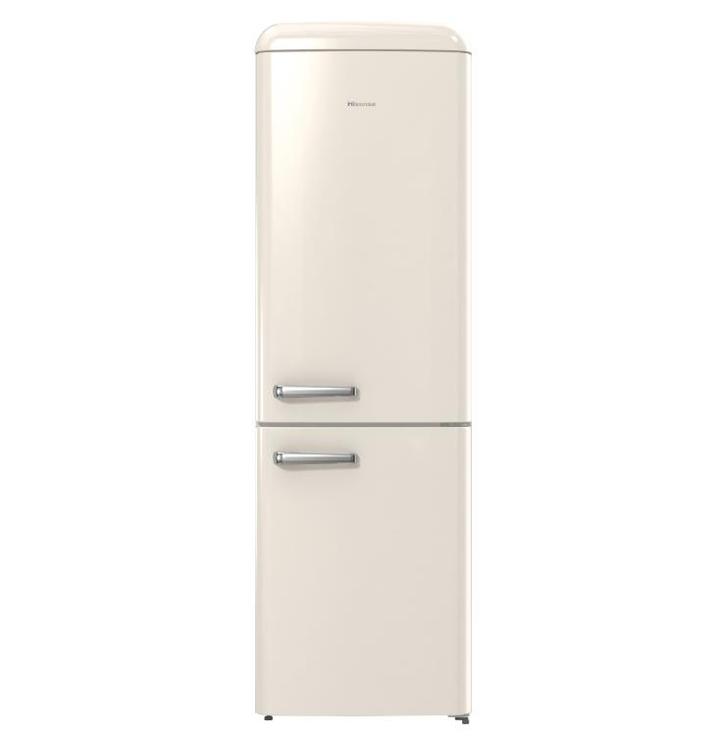 Hisense Retro Rb390n4ryd Koel-vriescombinatie 194cm, Elektronische apparatuur, Koelkasten en IJskasten, Ophalen of Verzenden