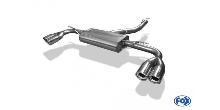 FOX BMW X3 F25 einddemper cross exit rechts/links - 2x90 typ, Autos : Pièces & Accessoires, Systèmes d'échappement, Envoi