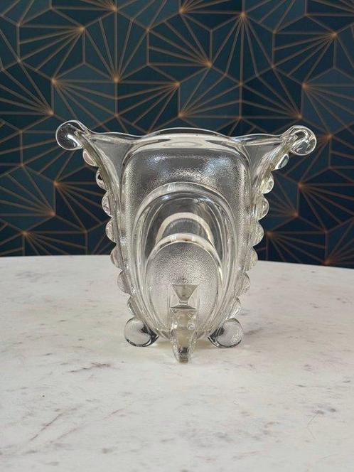 Sächsische Glasfabrik - Walther & Söhne - Vaas - ‘Marlene’ -, Antiek en Kunst, Antiek | Glaswerk en Kristal